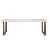 RICHMOND stół jadalniany WHITEBONE BRASS 235