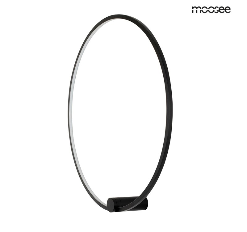 MOOSEE lampa ścienna HOOP 80 czarna