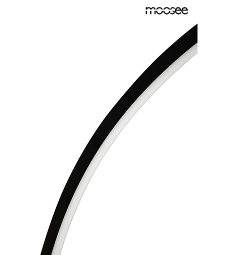 MOOSEE lampa ścienna HOOP 80 czarna