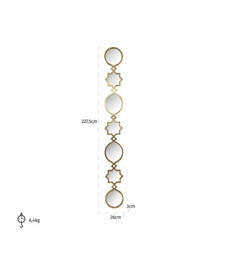 RICHMOND lustro ścienne BABICE złote