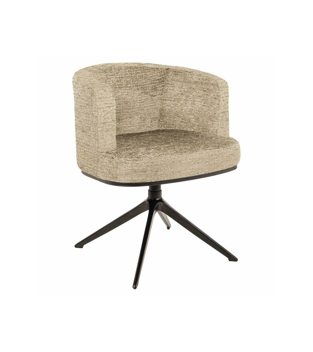 RICHMOND krzesło obrotowe CHEYENNE ciemnobeżowe - trudnopalne