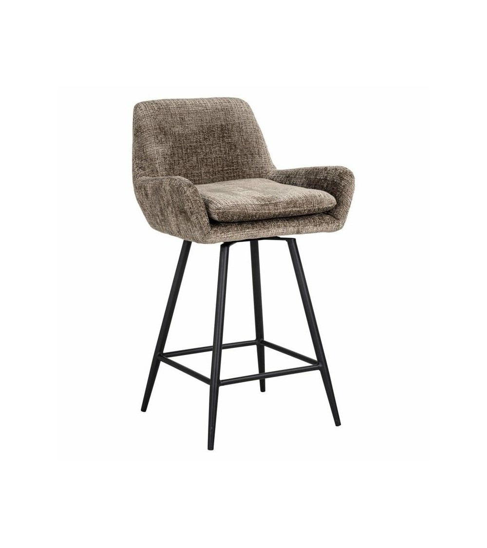 RICHMOND krzesło barowe LINSEY obrotowe zielone