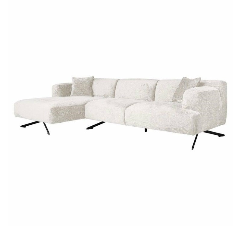 RICHMOND sofa narożna DONOVAN L biała