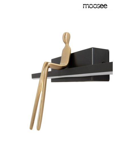 MOOSEE lampa ścienna BOY czarna