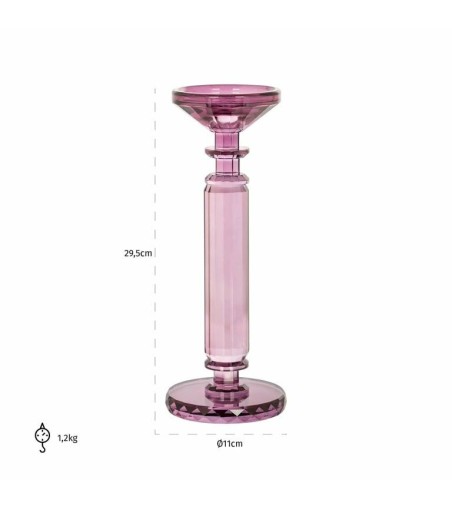 RICHMOND świecznik MAYSA różowy