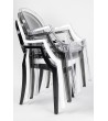 Krzesło LOUIS dymione - poliwęglan