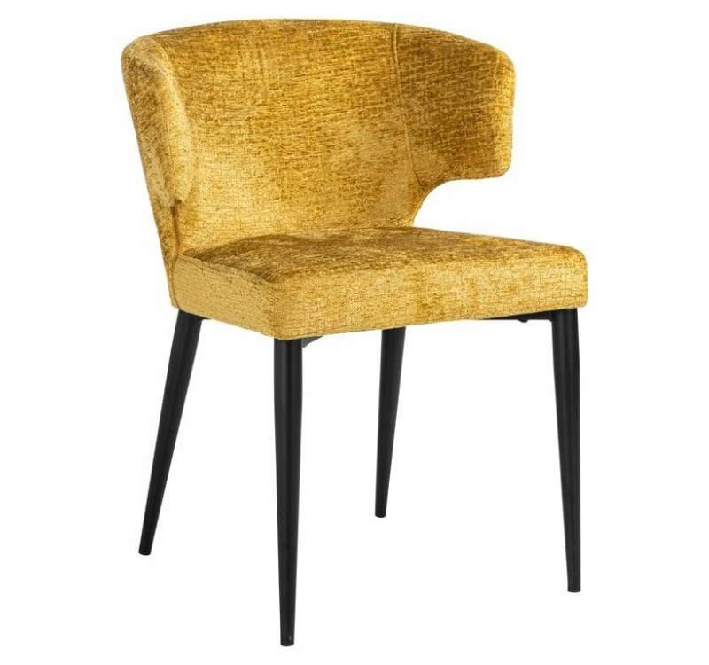 RICHMOND krzesło TAYLOR żółte
