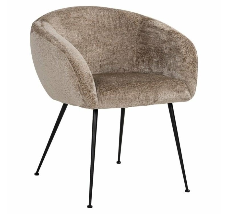 RICHMOND krzesło RUBY brązowe