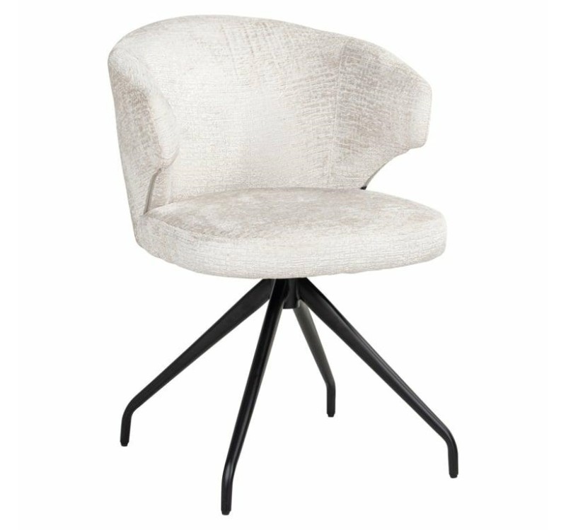 RICHMOND krzesło obrotowe MILLY CREAM