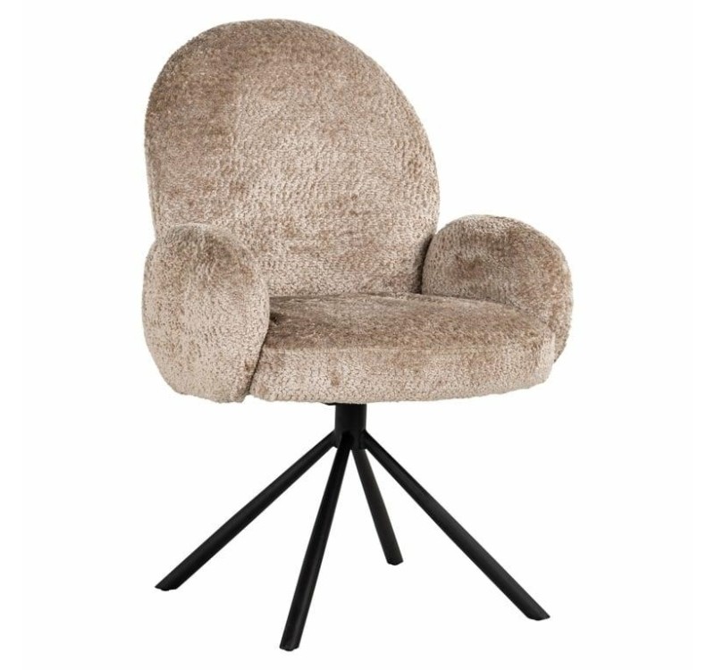 RICHMOND krzesło obrotowe JOLIE beżowe